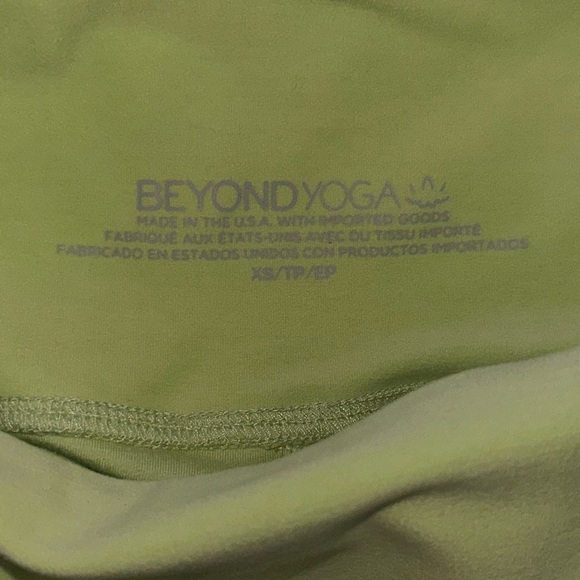 Beyond Yoga Spacedye Caught In The Midi High Waisted Legging Lime Ice Heather XS - Picture 7 of 8